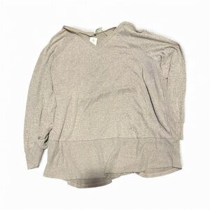 Fyve Purple Heathered Long Sleeve Top – Size 3X